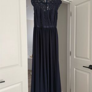 Miusol Navy Lace Dress